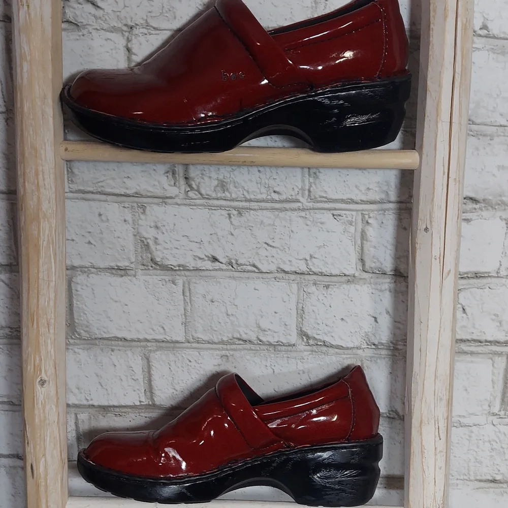BOC Born Concept red patent leather clogs - Picture 3 of 5